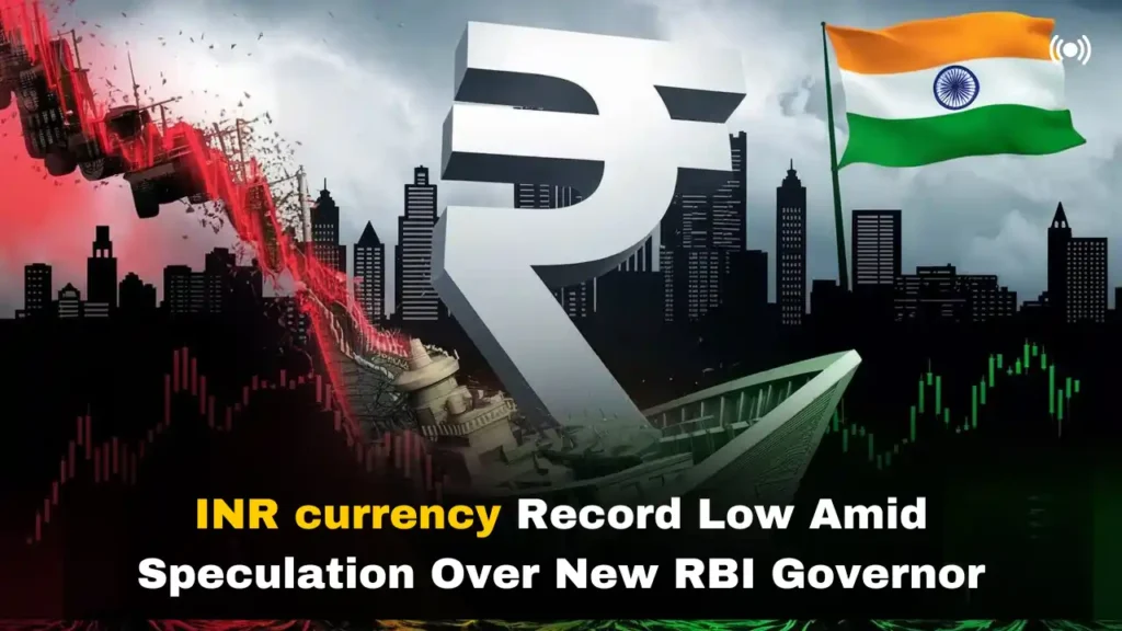 INR currency Record Low